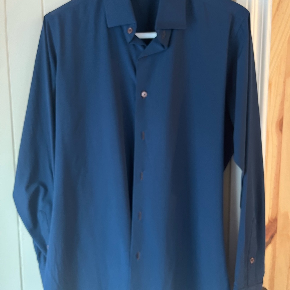 Men's Blue Dress Shirt